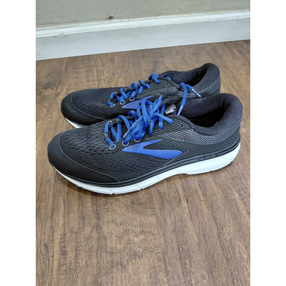 Size 9D- Brooks Dyad 10 Black/Blue/men's Sneakers